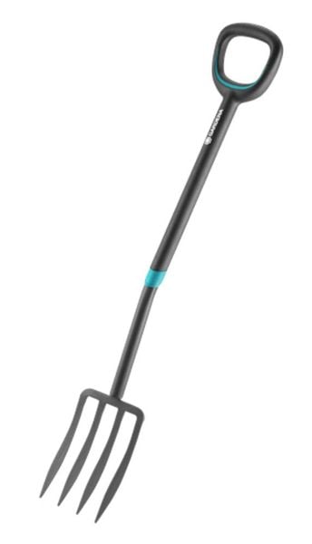 GARDENA Spatengabel »ErgoLine«, Länge: 117 cm, stahl - grau